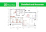 draft 2d floor plan in 6 hours